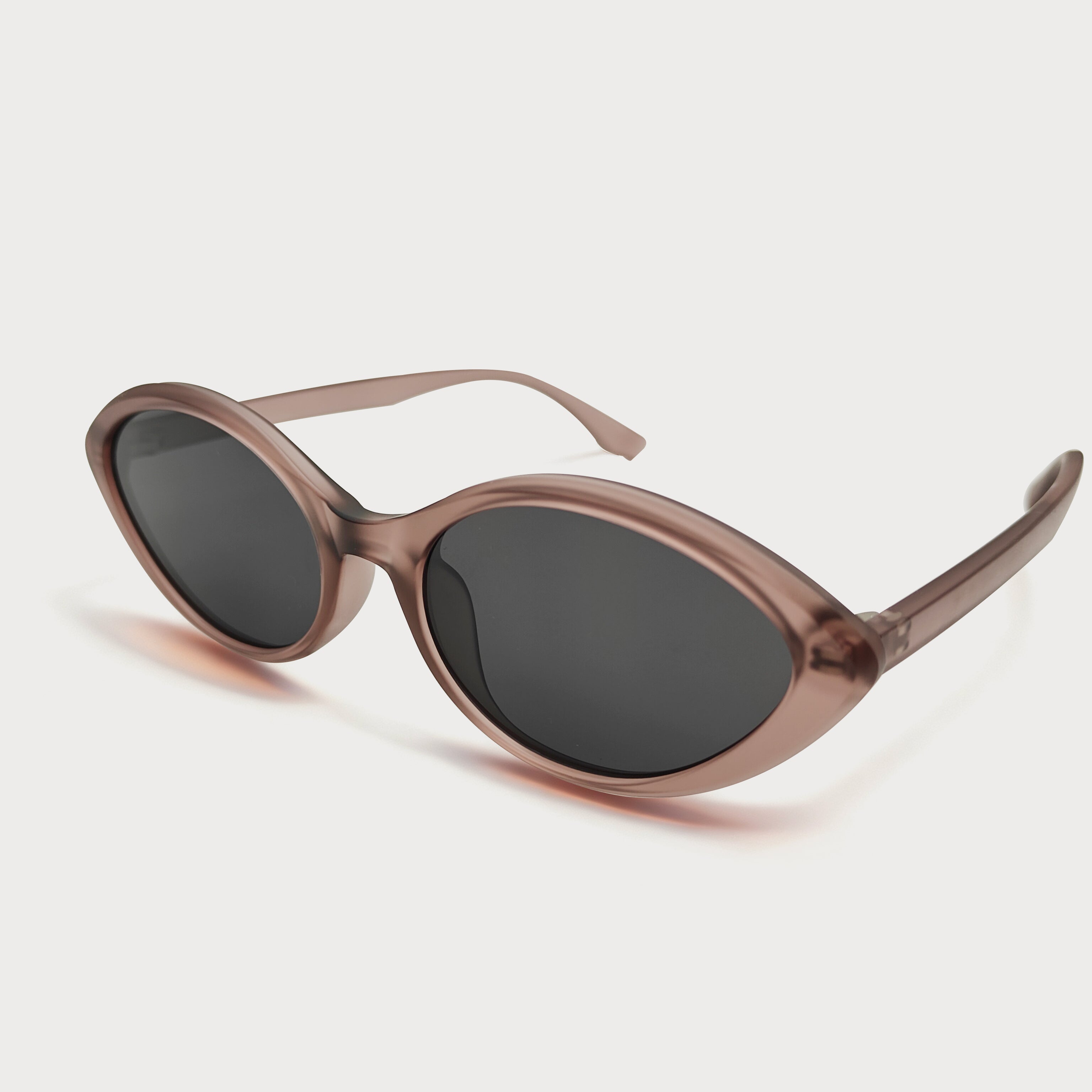 Retro Oval Sunglasses for Women 90s Design Small Cat Eye Sun Glasses UV Protection Narrow Shades