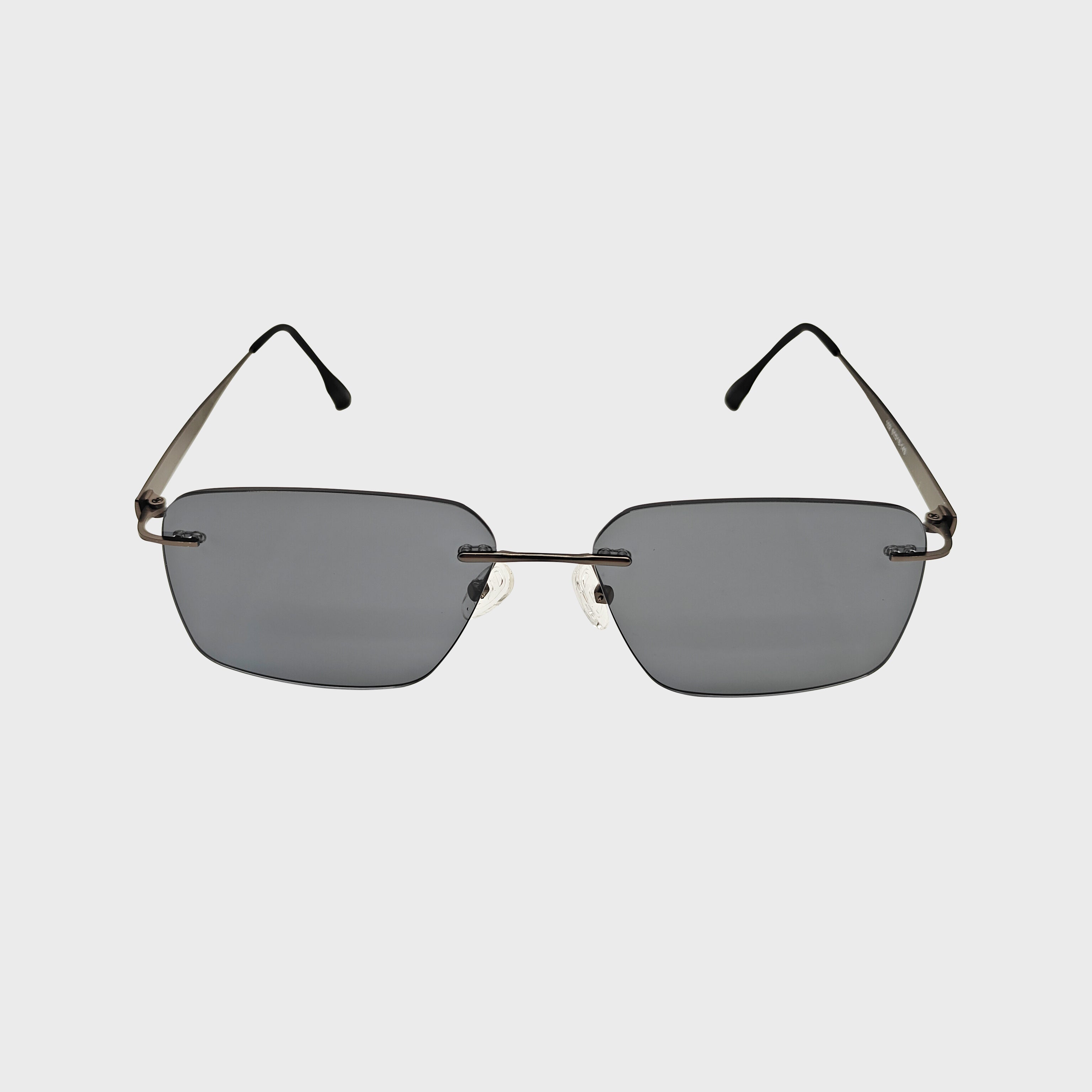 New Arrival Unisex Square Fashion Sunglasses for men High Quality Metal Black Frame Stainless